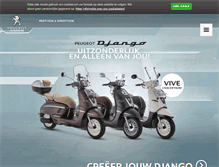 Tablet Screenshot of peugeot-scooters.nl